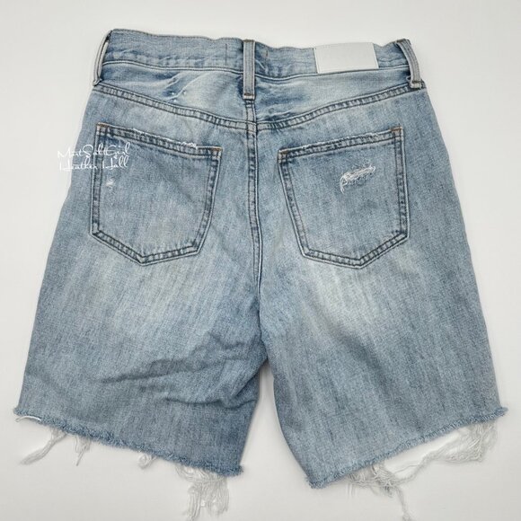 Pistola Light Wash Distressed Denim Shorts Size 25 - Picture 2 of 8